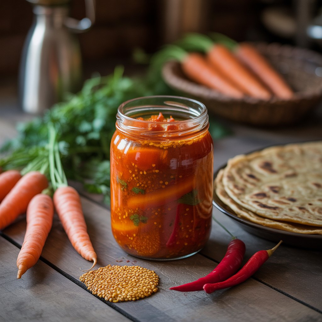 Homemade Gajar Ka Achar Recipe