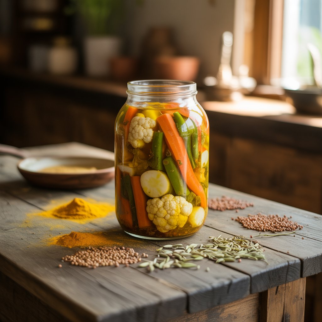 Homemade Mix Vegetable Achar Recipe